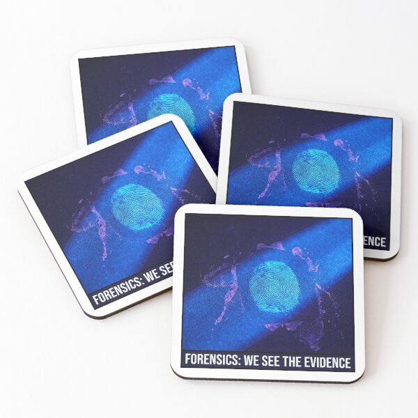 Item preview, Forensic Investigator UV Glow Evidence Art designed and sold by DuckOddity.