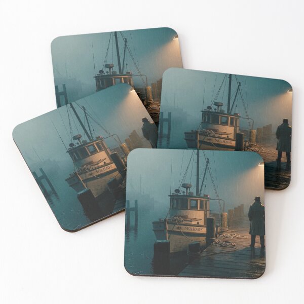 Item preview, Midnight Wharf Noir designed and sold by BrokenCompassCo.