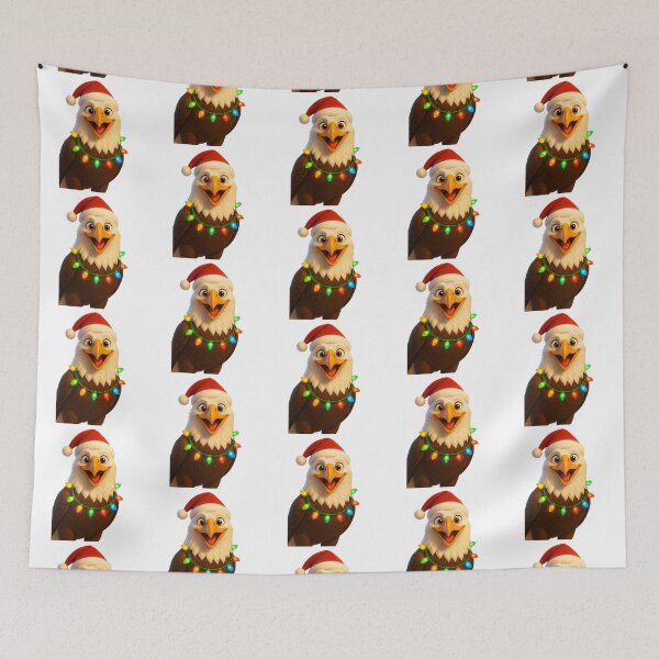 Item preview, Christmas African Fish Eagle designed and sold by Sillytoe.