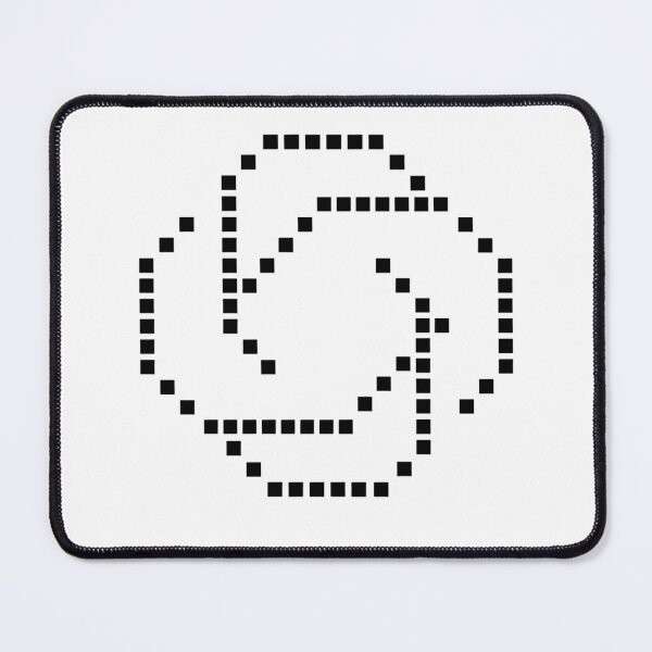 Item preview, Retro 8-Bit Pixel Art Geometric Rose Swirl designed and sold by choudane.