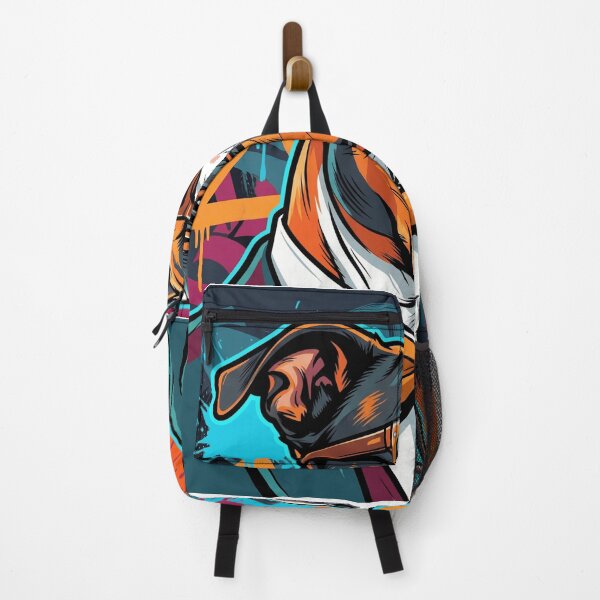 Item preview, Cool Hipster Pitbull Dog in Suit - Colorful Pop Art Graffiti designed and sold by laoussine.