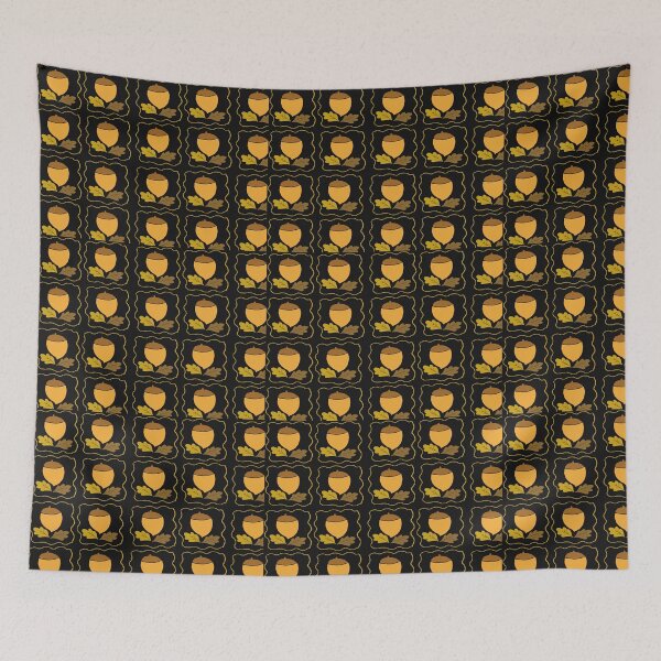 Item preview, Modern Stylish Autumn Acorns (Black) designed and sold by Designs by Sara Felton.
