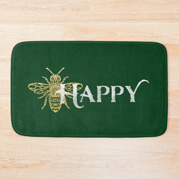 Item preview, Bee Happy (Best on Dark) designed and sold by ManyPaths.