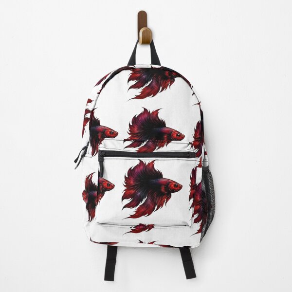 Item preview, Flowing Red and Black Betta Fish designed and sold by Shelley Loewnau-Jones Studio.