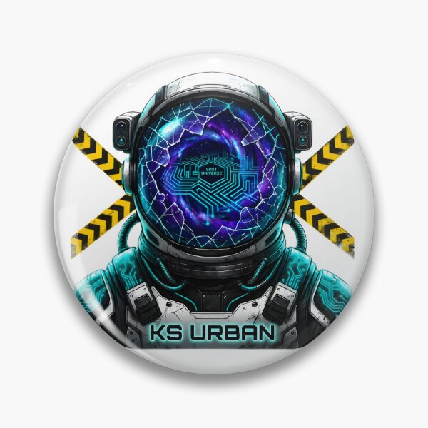 Item preview, Lost Universe Cyber Astronaut: Neon Sci-Fi Edition - KS Urban designed and sold by KS Stamped.
