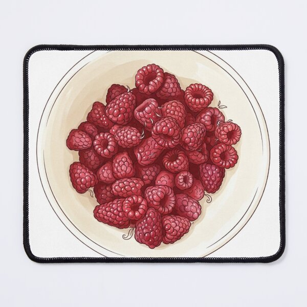 Item preview, Fresh Raspberry Bowl Fruit Aesthetic Sticker designed and sold by rissershop.