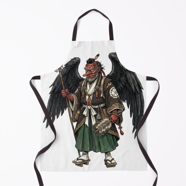 Item preview, Dark Tengu Warrior - Japanese Yokai Samurai Art designed and sold by vekotpu.