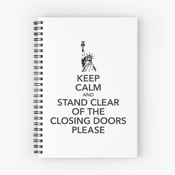 Item preview, keep calm Metro Announcement New York City NYC USA designed and sold by Helen-Storm.
