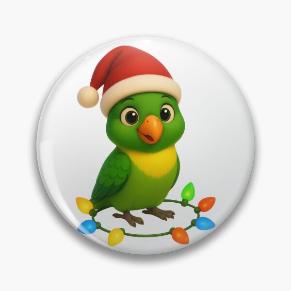 Item preview, Christmas Barred Parakeet designed and sold by Sillytoe.