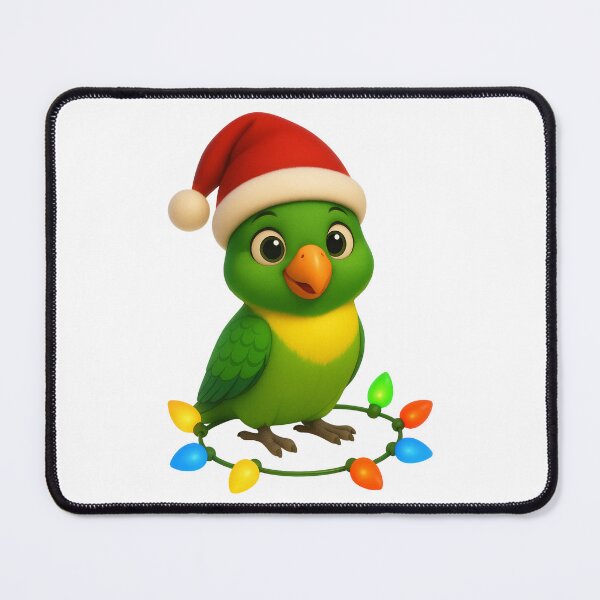 Item preview, Christmas Barred Parakeet designed and sold by Sillytoe.