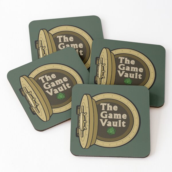 Item preview, The Game Vault Logo designed and sold by BookwormBaubles.