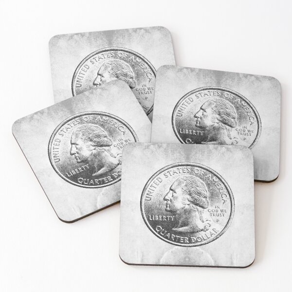 Item preview, US Washington Quarter Dollar Coin Dark Americana designed and sold by Ghoul Enterprises.