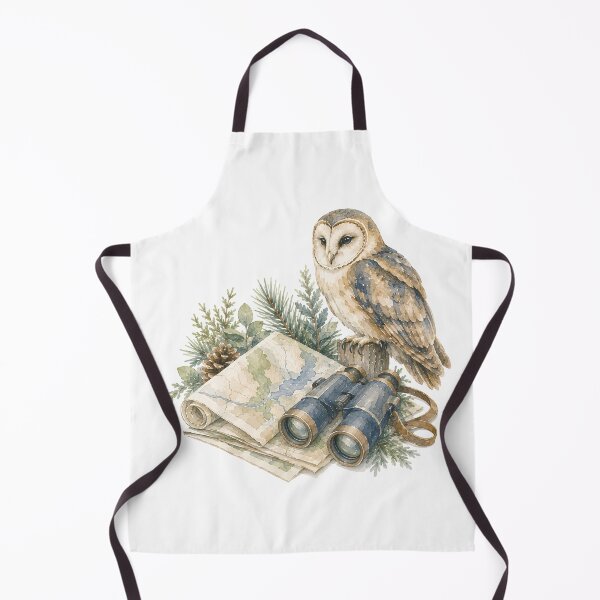 Item preview, Watercolor Woodland Owl Adventure Art designed and sold by Wild Whimsy Studio.