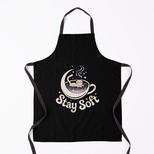 Item preview, Stay Soft Dreamy Cat Illustration designed and sold by AbanoubStore.