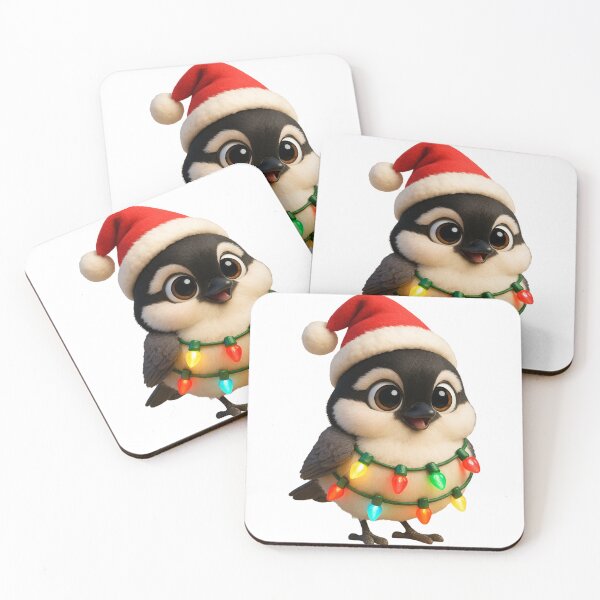 Item preview, Christmas Black-Capped Chickadee designed and sold by Sillytoe.