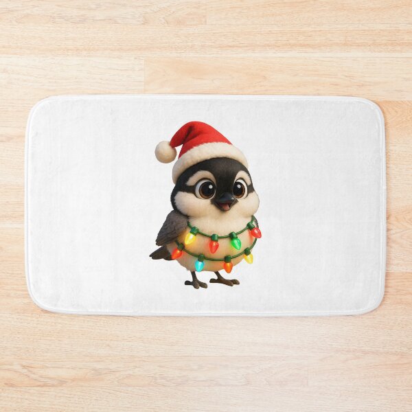 Item preview, Christmas Black-Capped Chickadee designed and sold by Sillytoe.