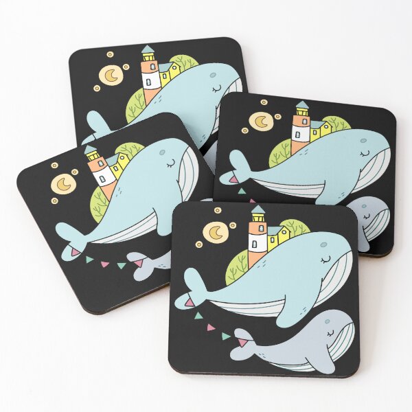 Item preview, Dreamy Whale Voyage designed and sold by IkreateArt.