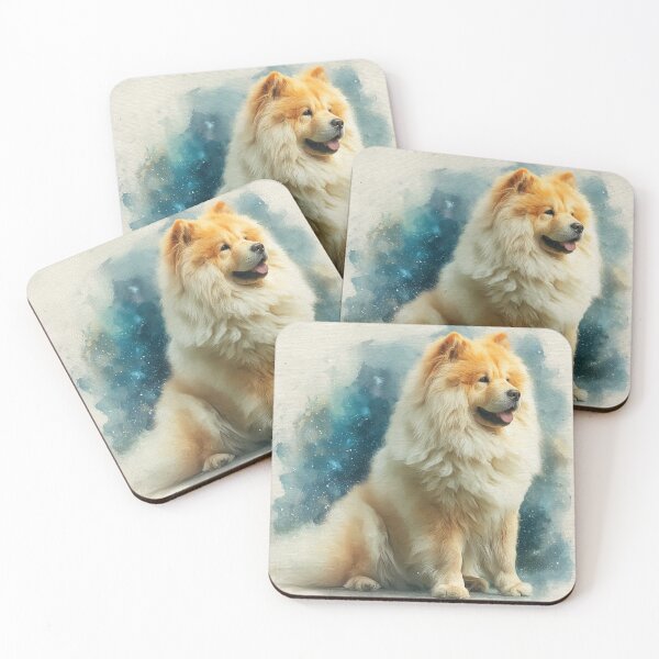 Item preview, Watercolor Chow chow puppy dog designed and sold by MendaciousMina.