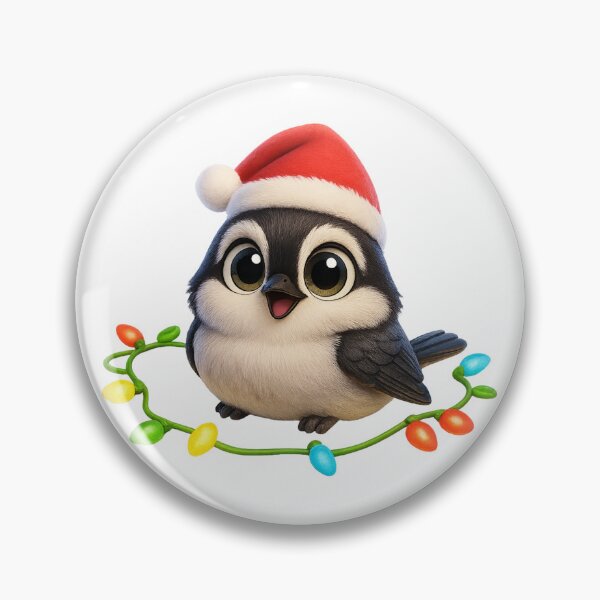 Item preview, Christmas Blackpoll Warbler designed and sold by Sillytoe.