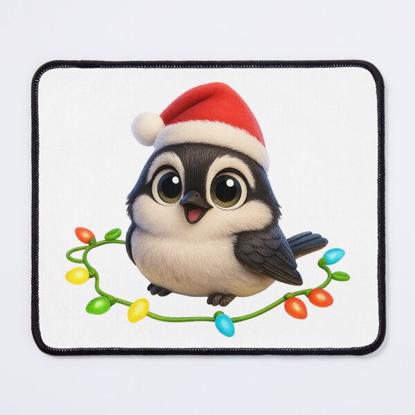 Item preview, Christmas Blackpoll Warbler designed and sold by Sillytoe.