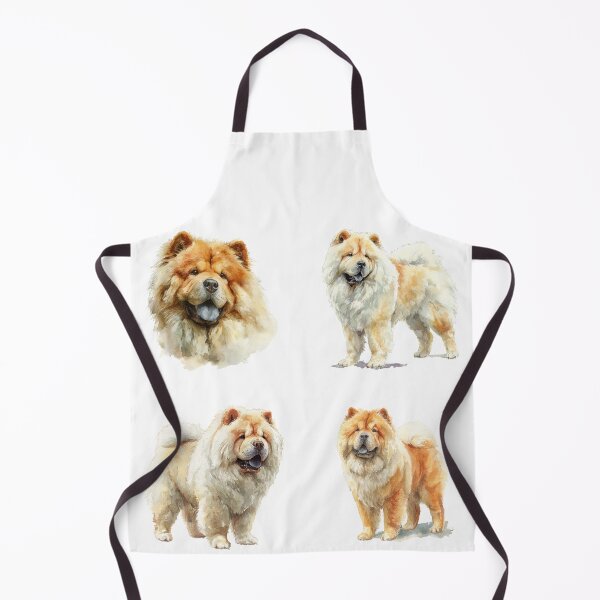Item preview, Mini Watercolor Chow chow puppy dog sticker pack designed and sold by MendaciousMina.