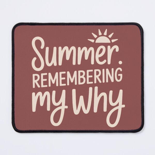 Item preview, Summer Remembering My Why Retro Inspirational Summer Typography designed and sold by Majnon8bp.