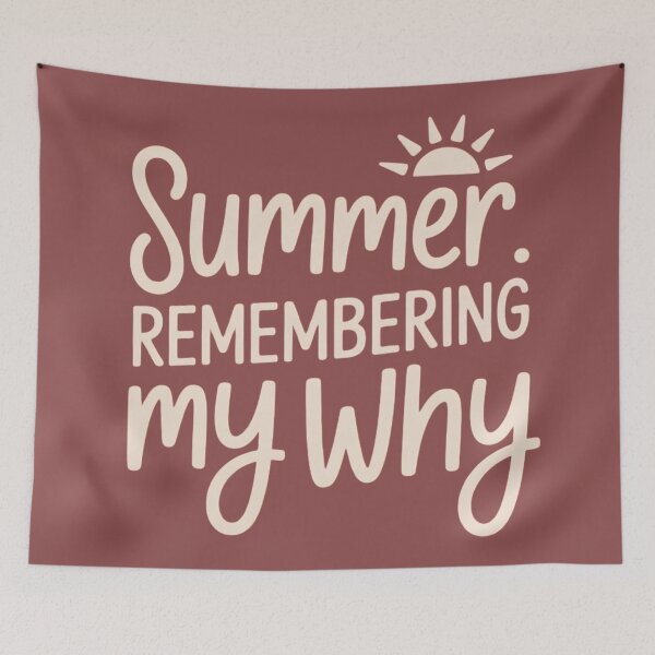 Item preview, Summer Remembering My Why Retro Inspirational Summer Typography designed and sold by Majnon8bp.
