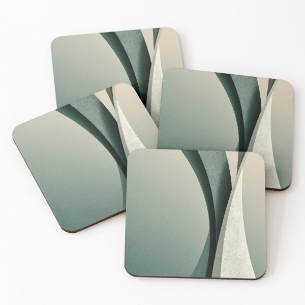 Item preview, Organic Curves Abstract | Sage Green Minimalist Composition designed and sold by SlowRegardArt.
