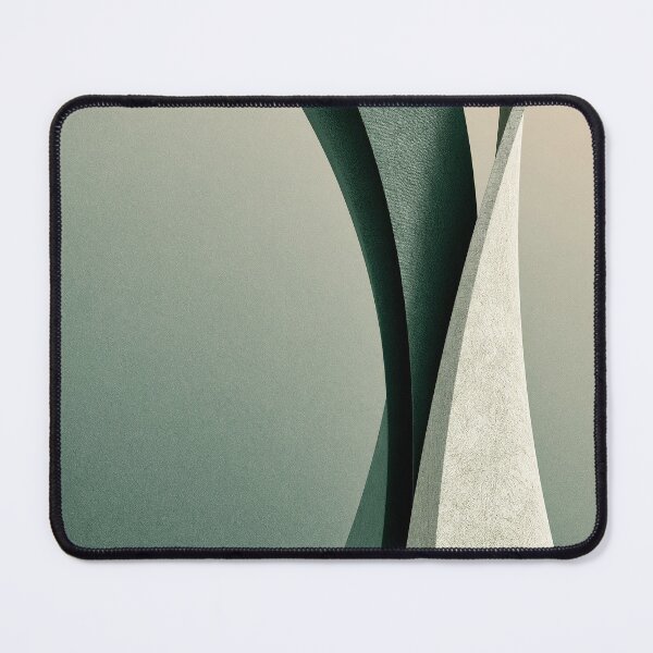Item preview, Organic Curves Abstract | Sage Green Minimalist Composition designed and sold by SlowRegardArt.