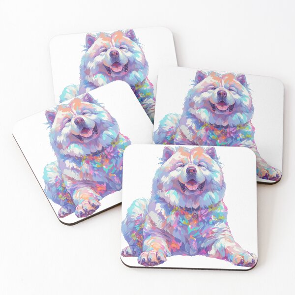Item preview, Colorful Chow chow puppy dog designed and sold by MendaciousMina.