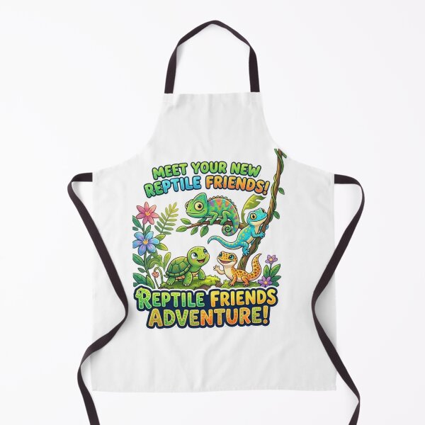 Item preview, Cute Reptile Friends Adventure: Chameleon, Gecko & Turtle Pals designed and sold by Wear Sculpt.