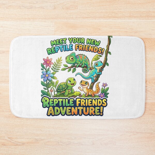 Item preview, Cute Reptile Friends Adventure: Chameleon, Gecko & Turtle Pals  designed and sold by Wear Sculpt.