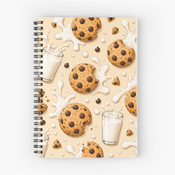 Item preview, Cookies & Milk Pattern designed and sold by ezsketch25.