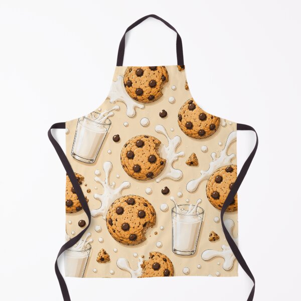 Item preview, Cookies & Milk Pattern designed and sold by ezsketch25.