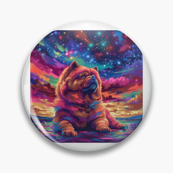 Item preview, Star gazing Chow chow puppy dog designed and sold by MendaciousMina.