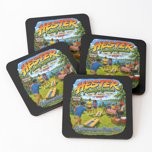 Item preview, Hester Family Reunion 2026 Summer Lake Vacation, Clarksville VA Reunion Cornhole designed and sold by fungear.