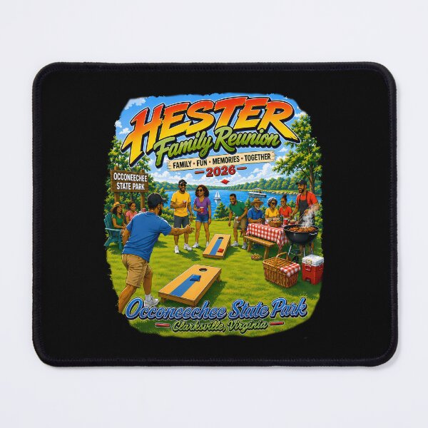 Item preview, Hester Family Reunion 2026 Summer Lake Vacation, Clarksville VA Reunion Cornhole designed and sold by fungear.