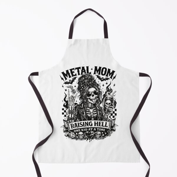 Item preview, Raising Hell One Kid At A Time Skeleton Mom Gothic Funny Motherhood Shirt designed and sold by Teetreasure2.