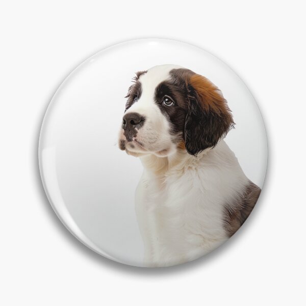 Item preview, Saint Bernard Dog Sticker | Puppy Portrait | Dog Mom Gift 0013 designed and sold by TheTodayTribe.