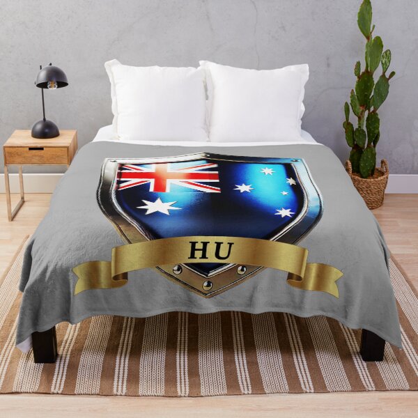 Item preview, Hu Australian Heritage Crest Shield designed and sold by Highlandkings.