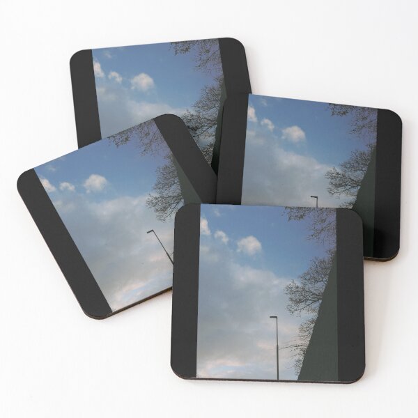 Item preview, edinburgh suburbia set against a dreamy blue and cloudy sky (april 2026) designed and sold by photosbykel.