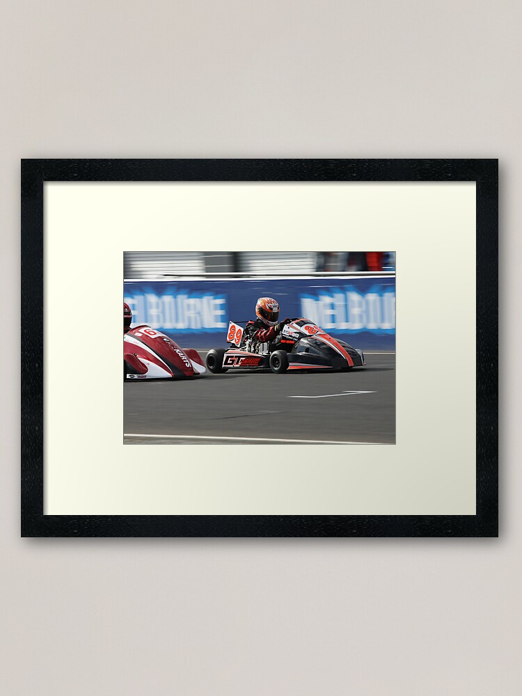 Alternate view of Racers Framed Art Print