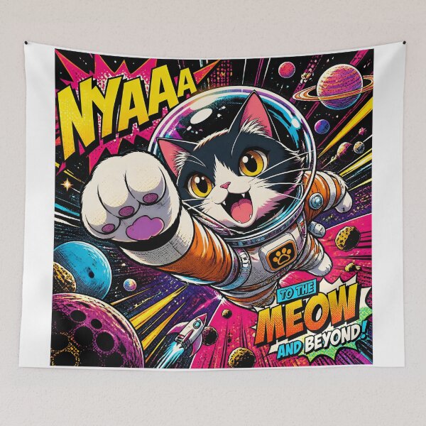 Item preview, Astronaut Cat in Space Adventure designed and sold by Shelley Loewnau-Jones Studio.