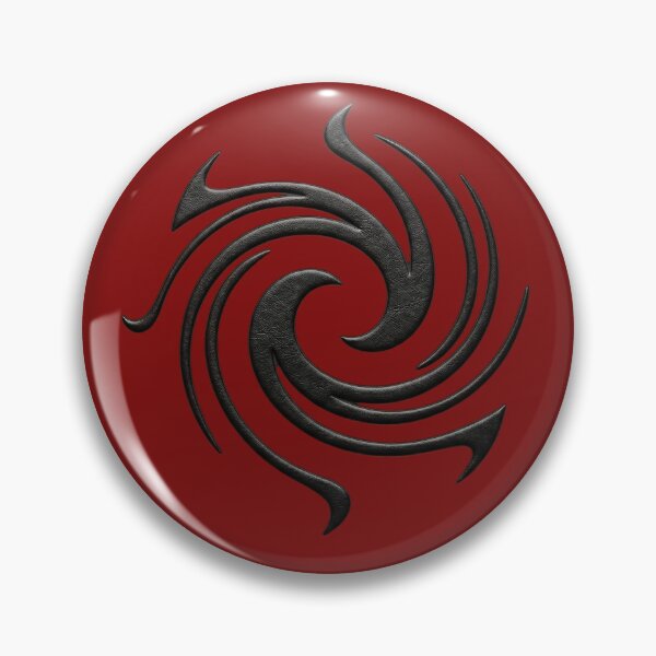 Item preview, Jujutsu Cursed Swirl Emblem - Dark Urban Minimalist designed and sold by Kitsume12.