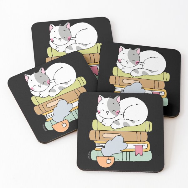 Item preview, Cozy Cat and Books designed and sold by IkreateArt.