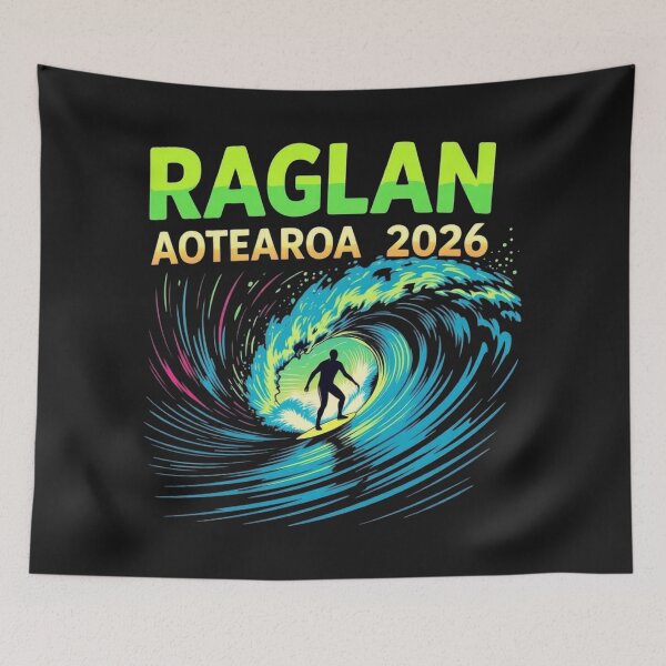 Item preview, Raglan surf contest 2026 designed and sold by JackFreestone.
