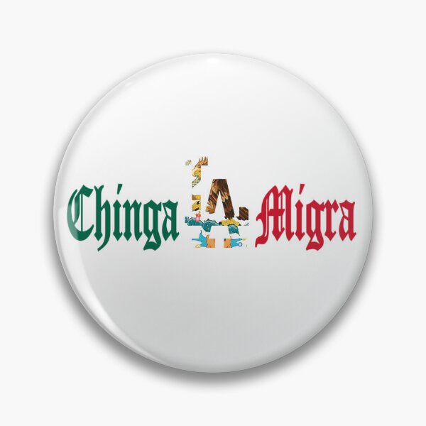 Item preview, Chinga La Migra Dodgers Logo Mexico Flag designed and sold by natesnchz.