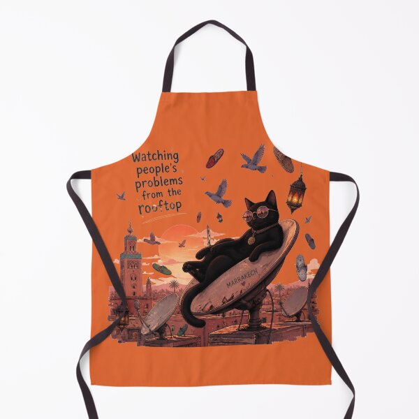 Item preview, Watching Peoples Problems From The Rooftop Cat designed and sold by alvinavery.