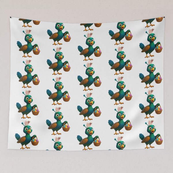 Item preview, Easter Green Peafowl designed and sold by Sillytoe.
