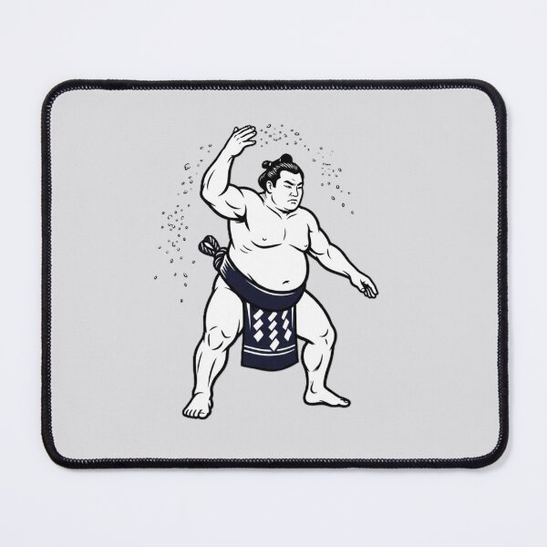 Item preview, Powerful Sumo Wrestler Purifying Salt Toss Art designed and sold by SakuraMarket26.